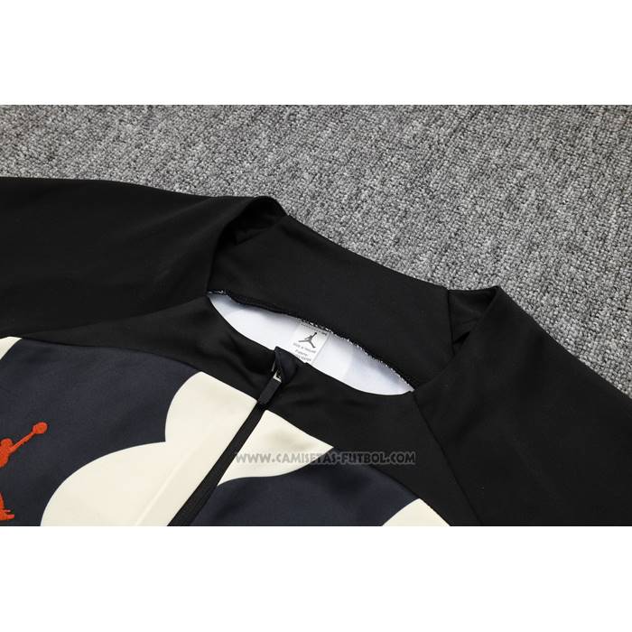 Chandal de Sudadera del Paris Saint-Germain Nino 2023-2024 Amarillo y Negro